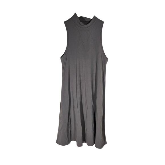 Lululemon All Aligned A Line Dress Gray/Pink Nulu Athleisure Lunar Rock 10 - Picture 2 of 8
